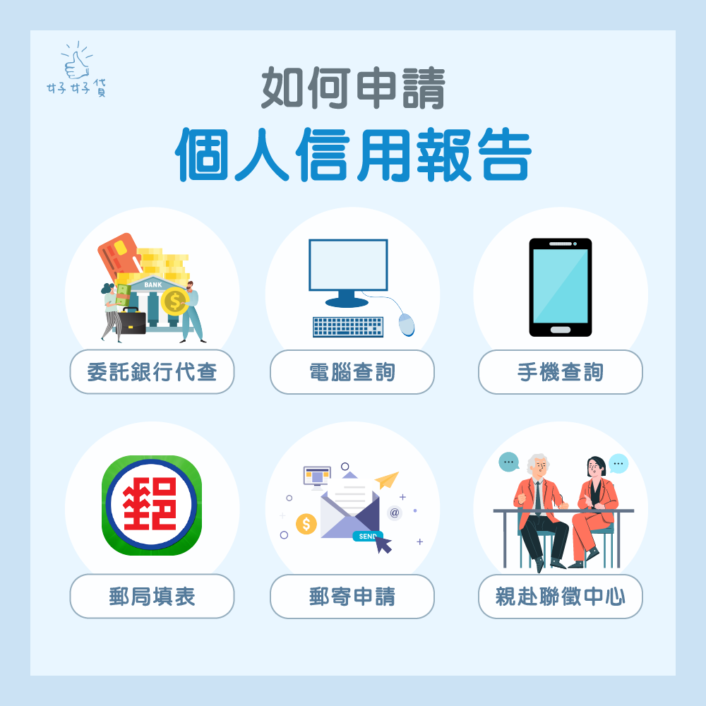 如何申請個人信用報告